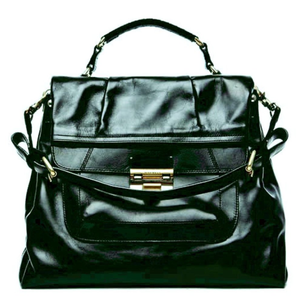 Nina Ricci Liane Green Lambskin Bag
